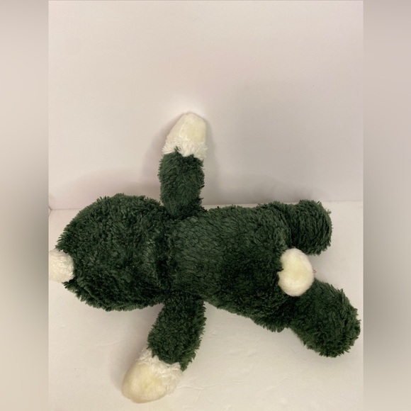 Heritage Collection By Ganz Christmas Teddy Bear Green Suit With Hood Rare HTF - Picture 15 of 15